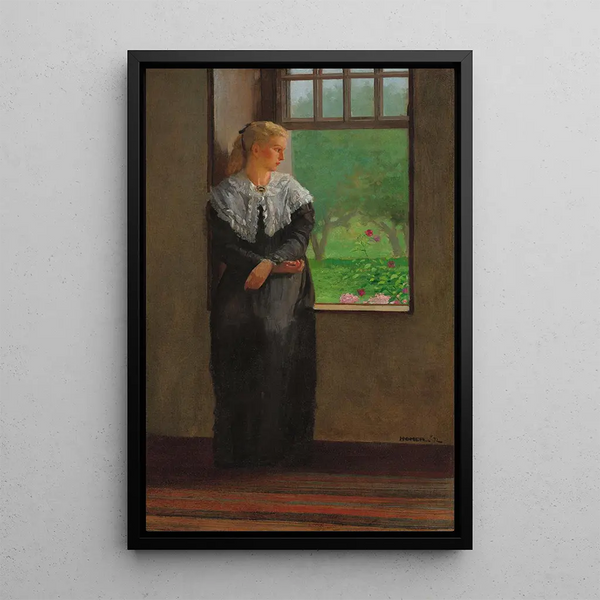 Reverie - Winslow Homer — framed artwork on a wall
