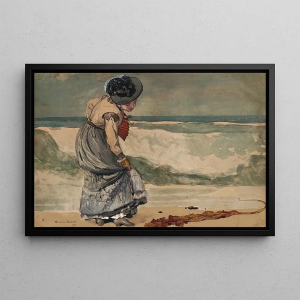 Surprised - Winslow Homer — framed artwork on a wall