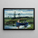 The Blue Boat - Winslow Homer — framed artwork on a wall
