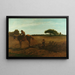 La herse à brosse Printemps - Winslow Homer — framed artwork on a wall