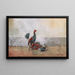 The Cockfight - Winslow Homer — framed artwork on a wall