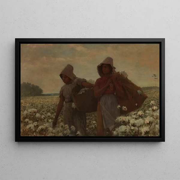 Les Cueilleurs de coton - Winslow Homer — framed artwork on a wall