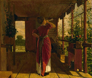 The Horn of the Hunt - Winslow Homer — artwork view