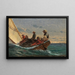 La coquette - Winslow Homer — framed artwork on a wall