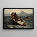 L'Avertissement de brouillard - Winslow Homer — framed artwork on a wall