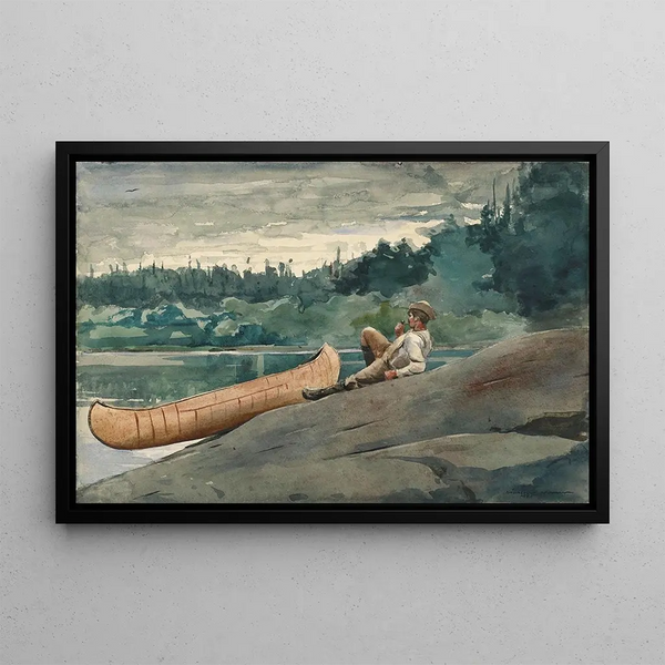 The Guide - Winslow Homer — framed artwork on a wall