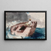 The Gulf Stream - Winslow Homer — framed artwork on a wall