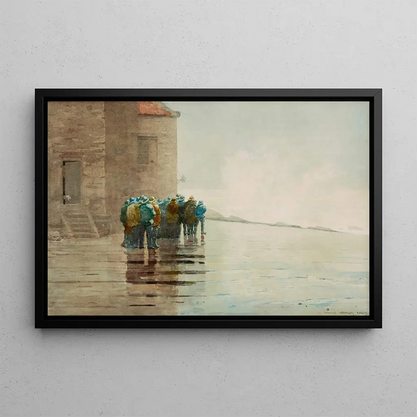 La Brigade de la Vie - Winslow Homer — framed artwork on a wall