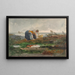 Les ramasseurs de moules - Winslow Homer — framed artwork on a wall