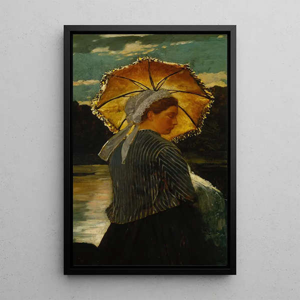 L'infirmière - Winslow Homer — framed artwork on a wall