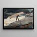 The Portage - Winslow Homer — framed artwork on a wall