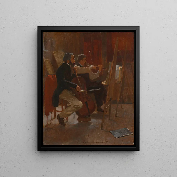 Le Studio - Winslow Homer — framed artwork on a wall