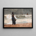 The Lookout at Tynemouth - Winslow Homer — framed artwork on a wall