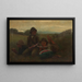 The Boys with Watermelon - Winslow Homer — framed artwork on a wall