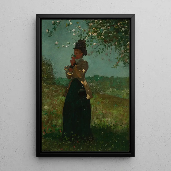 The Yellow Jacket - Winslow Homer — framed artwork on a wall