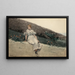The Garden Wall - Winslow Homer — framed artwork on a wall