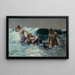 Current of Return - Winslow Homer — framed artwork on a wall