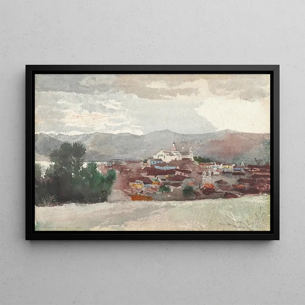 View of Santiago de Cuba - Winslow Homer — framed artwork on a wall