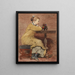 Woman and Elephant - Winslow Homer — framed artwork on a wall