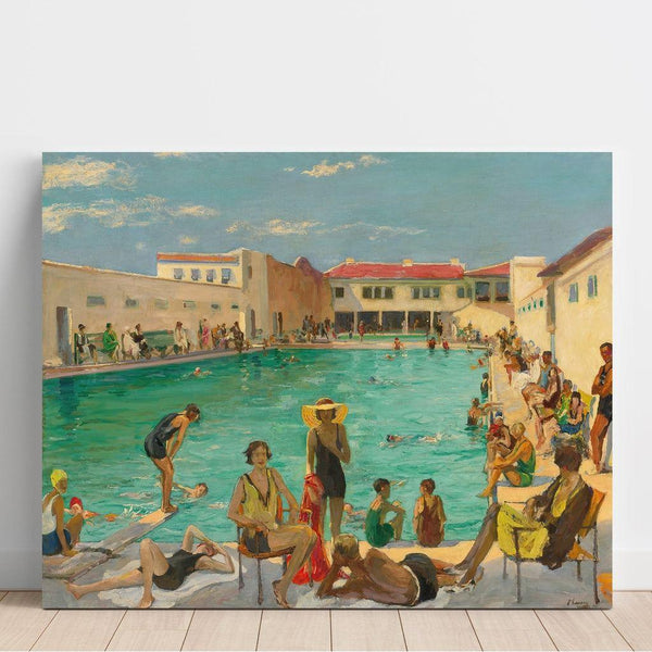 Reproduction of the painting Winter in Florida by Sir John Lavery