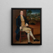 Captain Samuel Chandler - Winthrop Chandler — framed artwork on a wall