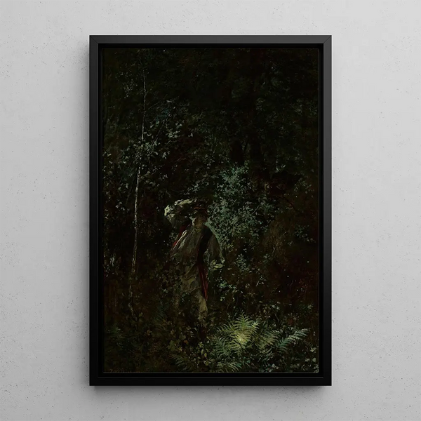 Veillée de la Saint-Jean - Witold Pruszkowski — framed artwork on a wall
