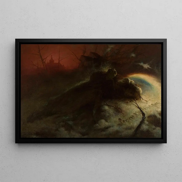 Woman Uniate - Witold Pruszkowski — framed artwork on a wall