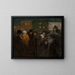 Mid-Lent in Paris - Witold Wojtkiewicz — framed artwork on a wall