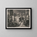 Christ Rejected Painting - William M. Bradley Brothers — framed artwork on a wall