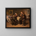 Conversation - Włodzimierz J. Makowski — framed artwork on a wall