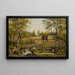 in a birch forest - Włodzimierz J. Makowski — framed artwork on a wall