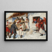 At the entrance of a tavern - Włodzimierz Tetmajer — framed artwork on a wall