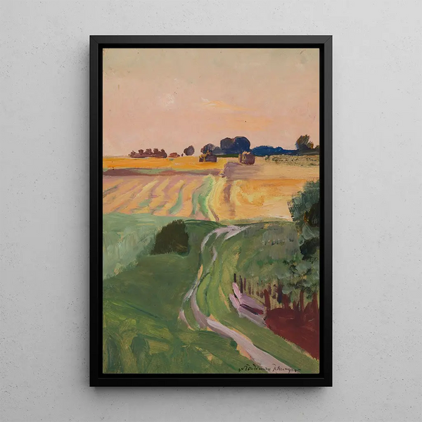Field and Grain Studies - Włodzimierz Tetmajer — framed artwork on a wall