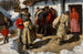 Musicians in Bronowice in front of a tavern - Włodzimierz Tetmajer — artwork view