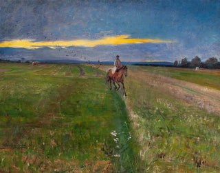 Peasant on horseback - Włodzimierz Tetmajer — artwork view