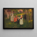 the artist's family - Włodzimierz Tetmajer — framed artwork on a wall