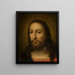 Head of Christ - Wojciech Korneli Stattler — framed artwork on a wall