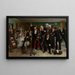 Wedding toast painting - Wojciech Piechowski — framed artwork on a wall