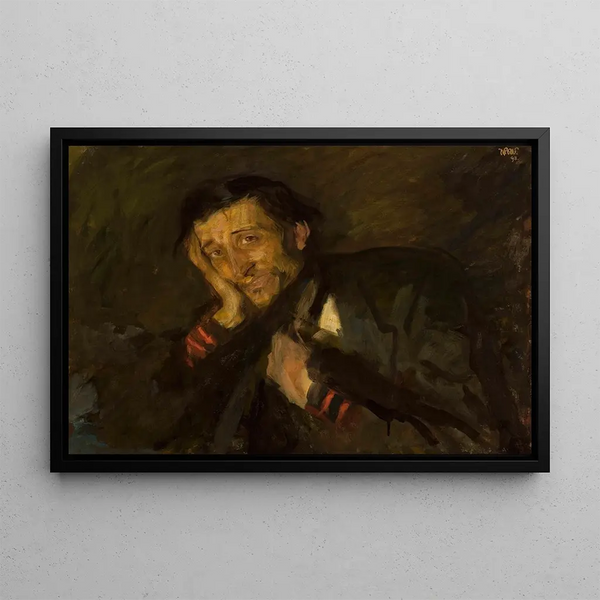 The Tubercular - Wojciech Weiss — framed artwork on a wall