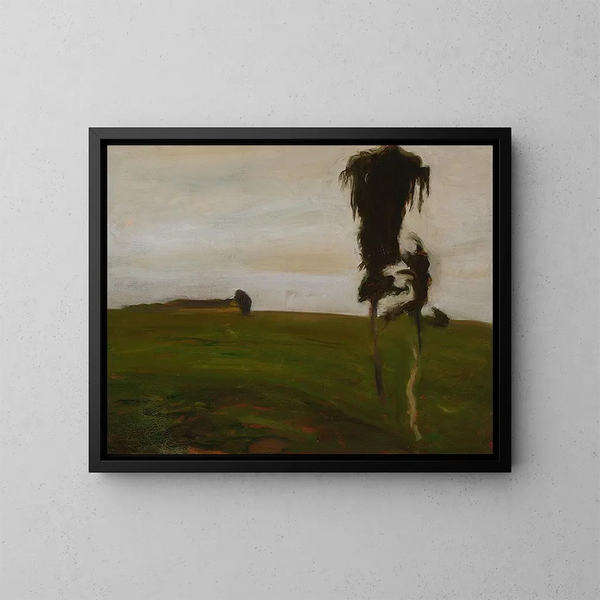 Evening - Wojciech Weiss — framed artwork on a wall