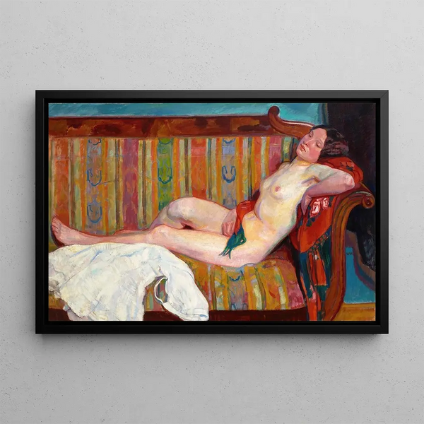 Model - Wojciech Weiss — framed artwork on a wall