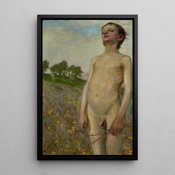 Spring Painting - Wojciech Weiss — framed artwork on a wall