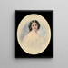 Portrait of a Lady - Woldemar Hau — framed artwork on a wall