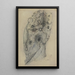 Tête blessée - Wols — framed artwork on a wall