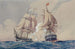 Combat entre l'USS Ranger et le HMS Drake Guerre d'indépendance - Worden Wood — artwork view