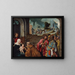 L'Adoration des Mages - Atelier de Cornelis Engebrechtsz — framed artwork on a wall