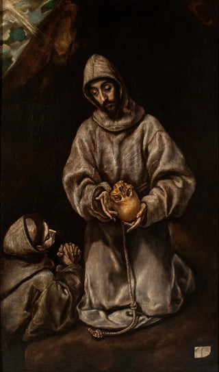 Workshop of El Greco - St Francis and Brother Rufus.webp