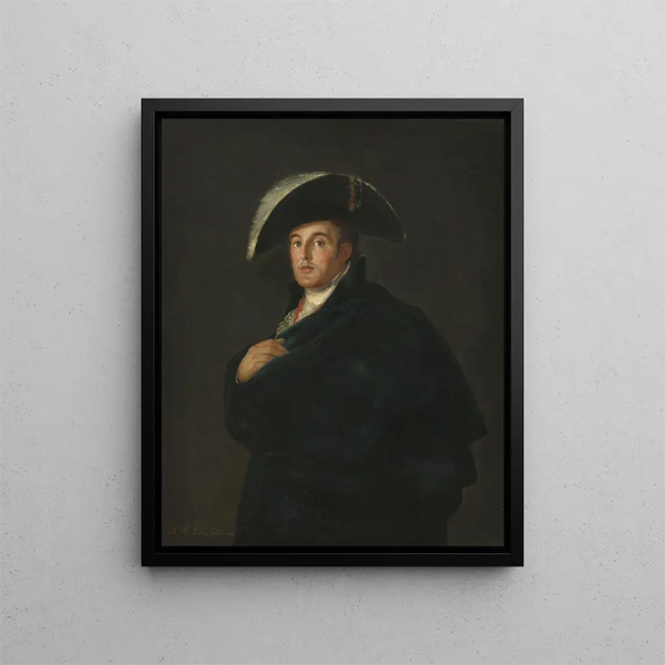 The Duke of Wellington - Francisco de Goya's Studio — framed artwork on a wall
