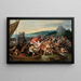 L'Enlèvement d'Hélène - Atelier de Frans Francken le Jeune — framed artwork on a wall