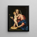 Virgin and Child - Giovanni Battista Salvi Workshop — framed artwork on a wall